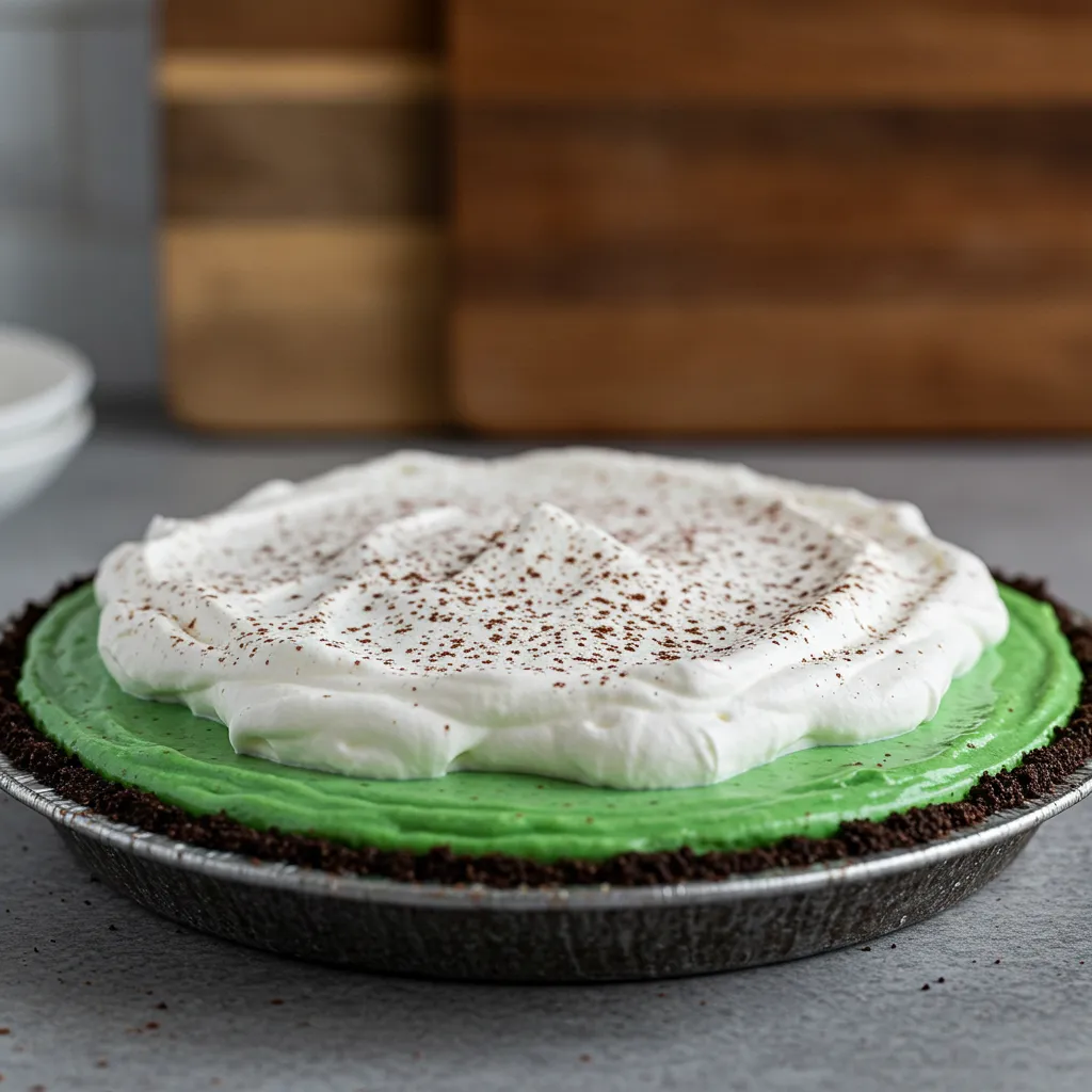 No-Bake Grasshopper Pie